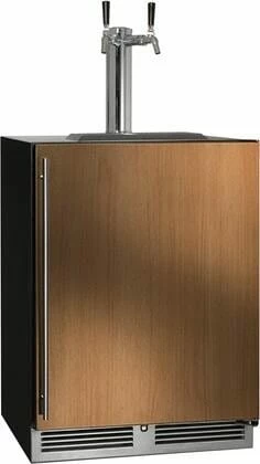 Perlick 24" C Series Indoor Beer Dispenser Dual Tap With Fully Integrated Panel HC24TB-4-2RL-2 1 Perlick 24" C Series Indoor Beer Dispenser Dual Tap With Fully Integrated Panel HC24TB-4-2RL-2