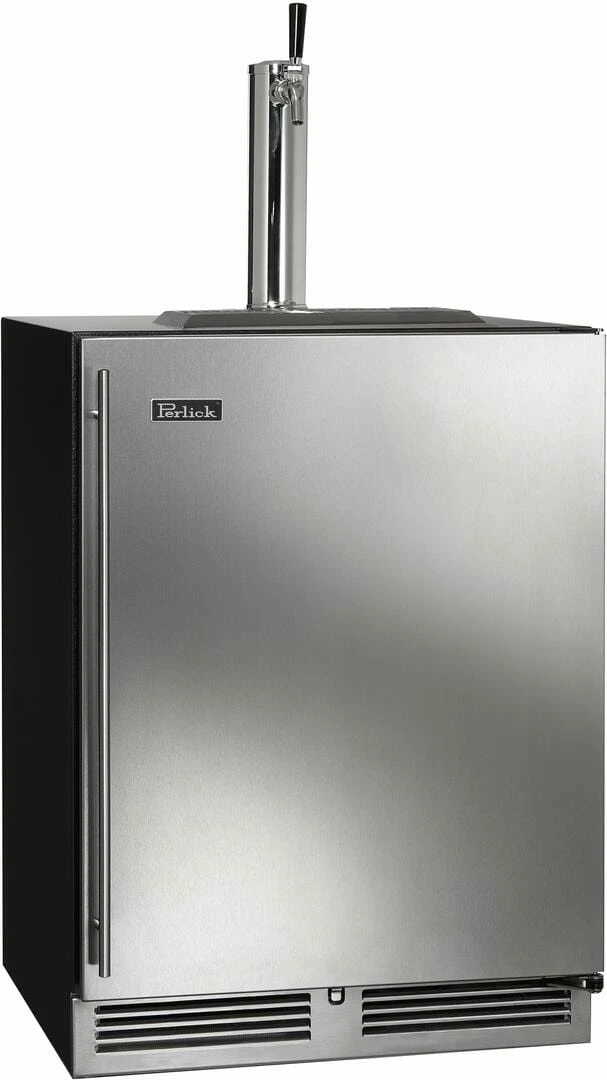 Perlick 24" C Series Indoor Beer Dispenser Single Tap With Stainless Steel Solid HC24TB-4-1RL-1 1 Perlick 24" C Series Indoor Beer Dispenser Single Tap With Stainless Steel Solid HC24TB-4-1RL-1