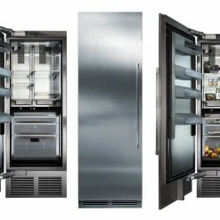 Perlick 30" Column Refrigerator Solid Overlay Ready Hinged Left CR30R-1-2L