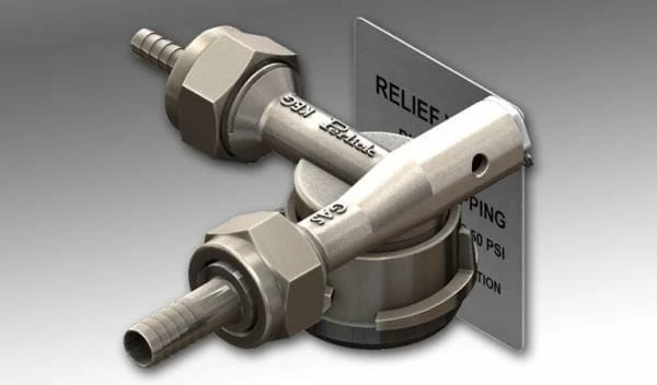 Perlick Lo Boy Stainless Steel "S" Series Keg Coupler 40030SSLS 1 Perlick Lo Boy Stainless Steel "S" Series Keg Coupler 40030SSLS