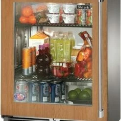 Perlick Signature Series Shallow Depth 18" Depth Outdoor Refrigerator With Fully HH24RO-4-4L