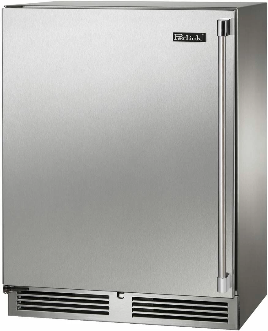 Perlick Signature Series Shallow Depth 18" Depth Outdoor Refrigerator With Stain HH24RO-4-1L 1 Perlick Signature Series Shallow Depth 18" Depth Outdoor Refrigerator With Stain HH24RO-4-1L