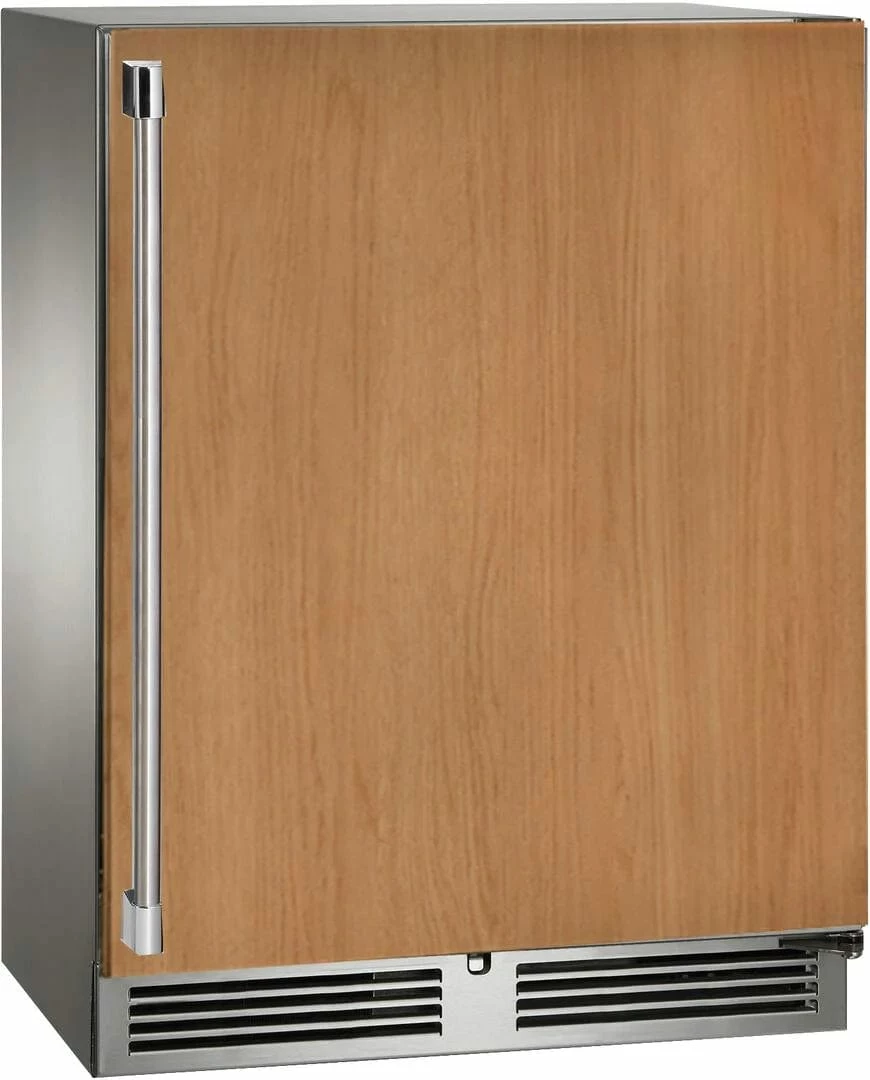 Perlick Signature Series Shallow Depth 18" Depth Outdoor Wine Reserve With Fully Integrated Panel-ready Solid Door, Hinge Right, With Lock HH24WO-4-2RL 1 Perlick Signature Series Shallow Depth 18" Depth Outdoor Wine Reserve With Fully Integrated Panel-ready Solid Door, Hinge Right, With Lock HH24WO-4-2RL