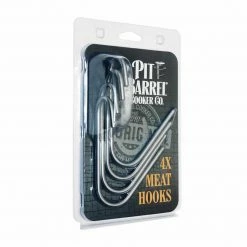 BBQ Accessories Pit Barrel Stainless Steel Hooks (4) AC1006F