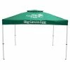 Pop-Up Tent, Heavy-duty Steel Frame Big Green Egg Branded Canopy 10" X 10" 117144