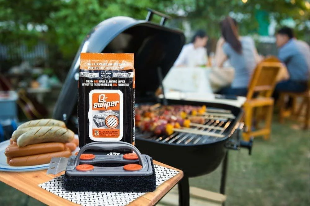 Proud Grill Brush W/ 25 Wipes Q-Swiper BBQ Accessories 7 Proud Grill Brush W/ 25 Wipes Q-Swiper BBQ Accessories