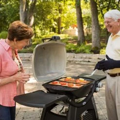 Weber Q3200 BBQ With Cast Iron Cooking Grill Grates