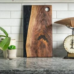 Resinate Walnut Charcuterie Board BBQ Accessories