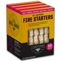 Fire & Smoke Society Smoke & Fire Fire Starter (32 Pack) BBQ Accessories