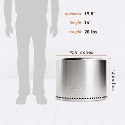 Solo Stove Bonfire Portable Firepit SSBON Fireplaces & Heaters