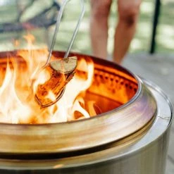 Solo Stove Portable Fire Pit - Yukon + Stand - Stainless Steel Fireplaces & Heaters