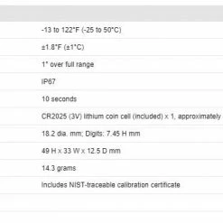 Thermoworks ThermoDrop Zipper-Pull Thermometer