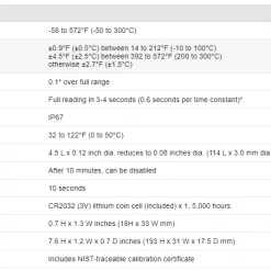 ThermoWorks Dash Thermometer TX-3300 BBQ Accessories
