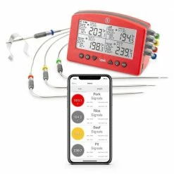 BBQ Accessories Thermoworks Signals 4-Channel BBQ Alarm Thermometer (WiFi + Bluetooth)