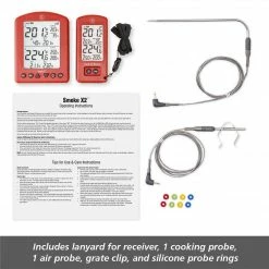 BBQ Accessories ThermoWorks Smoke X2 Long-Range Remote BBQ Alarm Thermometer TX-1700 23 BBQ Accessories ThermoWorks Smoke X2 Long-Range Remote BBQ Alarm Thermometer TX-1700