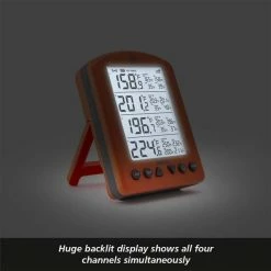 ThermoWorks Smoke X4 Long-Range Remote BBQ Alarm Thermometer TX-1800 BBQ Accessories