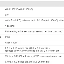 BBQ Accessories ThermoWorks Super-Fast Mini Thermometer RT616