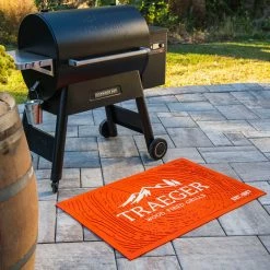 BBQ Accessories Traeger BAC636 Orange Grill Mat