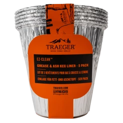 Traeger Grease & Ash Keg Liner 5 Pack Grease Trays, Grease Cups & Drip Pans