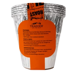 Traeger Grease & Ash Keg Liner 5 Pack Grease Trays, Grease Cups & Drip Pans