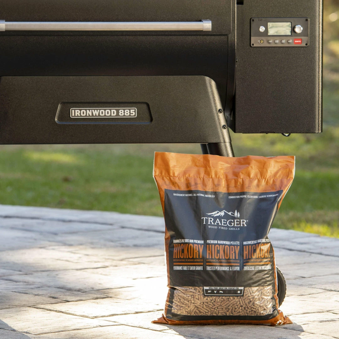 Traeger Hickory Wood Pellets 20 Lb Bag 3 Traeger Hickory Wood Pellets 20 Lb Bag