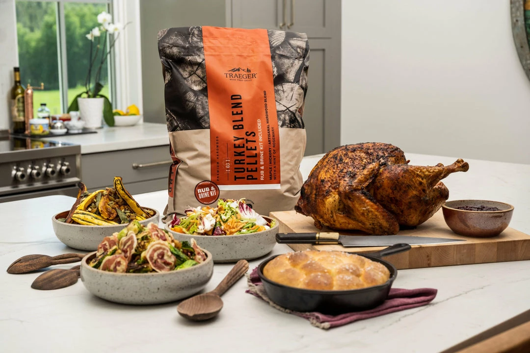 BBQ Accessories Traeger Turkey Blend Wood Pellets 18lb + Brine Kit (Limited Edition) 8 BBQ Accessories Traeger Turkey Blend Wood Pellets 18lb + Brine Kit (Limited Edition)
