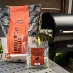 BBQ Accessories Traeger Turkey Blend Wood Pellets 18lb + Brine Kit (Limited Edition) 13 BBQ Accessories Traeger Turkey Blend Wood Pellets 18lb + Brine Kit (Limited Edition)