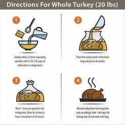 Food Supplies BBQ Accessories Turkey Brine Kit By Magic Creations