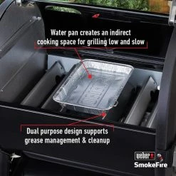 Grease Trays, Grease Cups & Drip Pans Weber 7004 SMOKEFIRE Wet Smoke Kit 21 Grease Trays, Grease Cups & Drip Pans Weber 7004 SMOKEFIRE Wet Smoke Kit