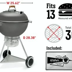Weber 70th Anniversary Edition Kettle Charcoal Grill 22