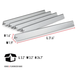 Weber Flavour Bars 5pc.x 21.5" - SS (Genesis Silver A / Spirit 200/500)