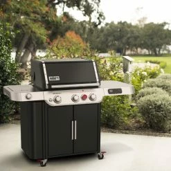 BBQs & Smokers Weber Genesis EX-335 Smart Grill With Side Burner And Sear Zone