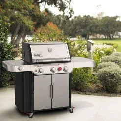 BBQs & Smokers Weber Genesis S-335 Gas Grill With Side Burner And Sear Zone