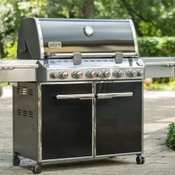 BBQs & Smokers Weber Summit E-670 BBQ With Stainless Steel Cooking Grill Grates