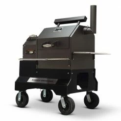 Yoder YS480s W/ Competition Cart (Black) - Pellet Smoker & Grill W/ WiFi